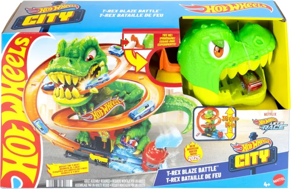 Hot Wheels City T-Rex-Schlacht - Hot Wheels