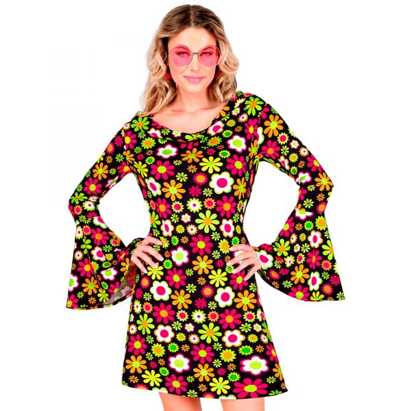The 60s Fashion -Flowers (Kleid), XXL - Widmann