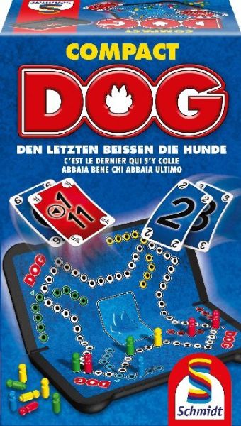 Dog, Compact (Spiel): Den letzten beißen die Hunde - Schmidt Spiele