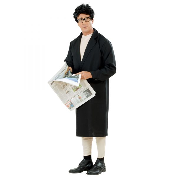 Exhibitionist (Sexy Overall, Mantel), XL - Widmann