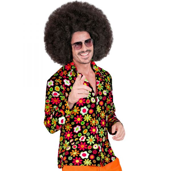 The 60s Fashion -Flowers (Hemd), L/XL - Widmann