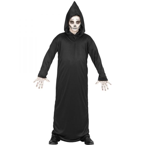 Grim Reaper (Robe mit Kapuze), 128 cm / 5-7 Jahre - Widmann