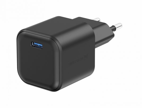 Swissten Travel Charger GaN 1x USB-C 20W PD Schwarz - Swissten