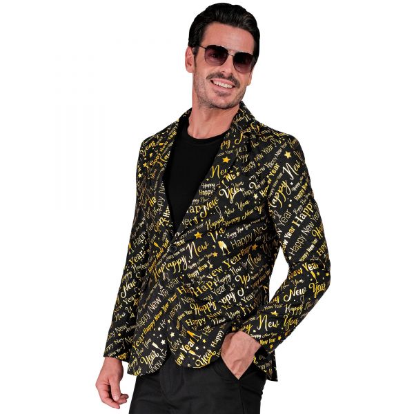 Happy New Year Party Fashion Jackett (Jackett), XXL - Widmann