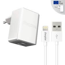 Energizer Ultimate Car charger Adapter 3.4A 2USB white - Energizer