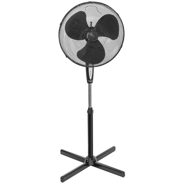 Bestron Standventilator 45cm mit Fernbedienung, Schwarz - Bestron