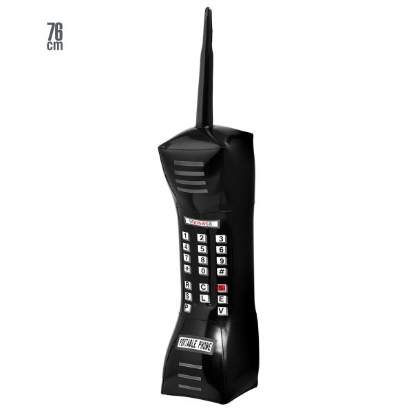 Aufblasbares Handy 77 cm, - Widmann