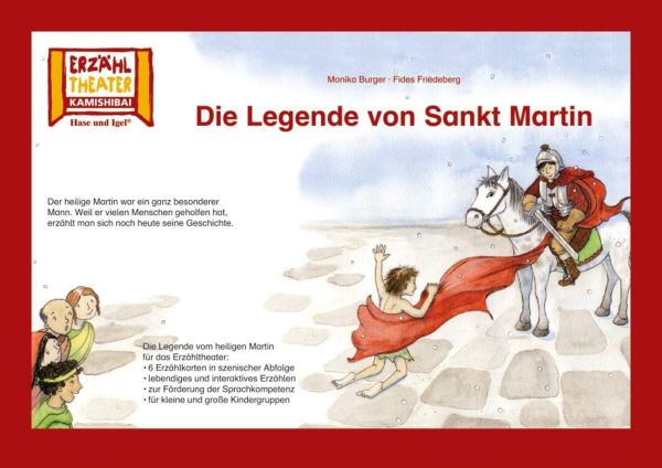 Kamishibai: Die Legende von Sankt Martin: 6 Bildkarten für das Erzähltheater - Hase und Igel