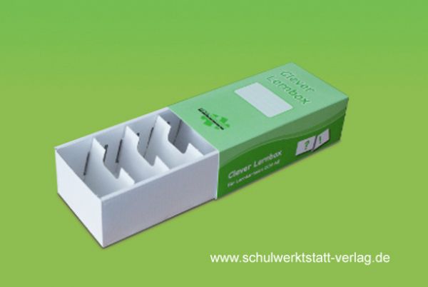 Clever Lernbox, DIN A8, einzeln aufgebaut - Schulwerkstatt