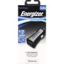 Energizer Ultimate Car charger Adapter 4.8A 2USB black - Energizer