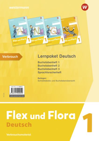 Flex und Flora - Ausgabe 2021 - Themenhefte 1 Paket DS: Paket Deutsch 1 Druckschrift - Westermann