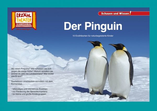 Kamishibai: Der Pinguin: 10 Fotobildkarten für das Erzähltheater - Hase und Igel