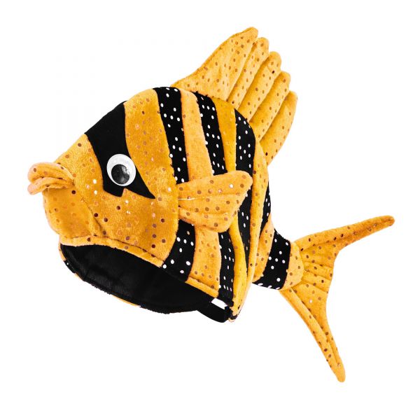 Tropenfisch Hut Orange, - Widmann