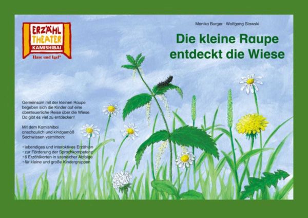 Kamishibai: Die kleine Raupe entdeckt die Wiese: 6 Bildkarten für das Erzähltheater - Hase und Igel