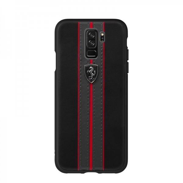 Ferrari S9 Book Case Urban on track logo black fuer Samsung Galaxy S9 - Ferrari