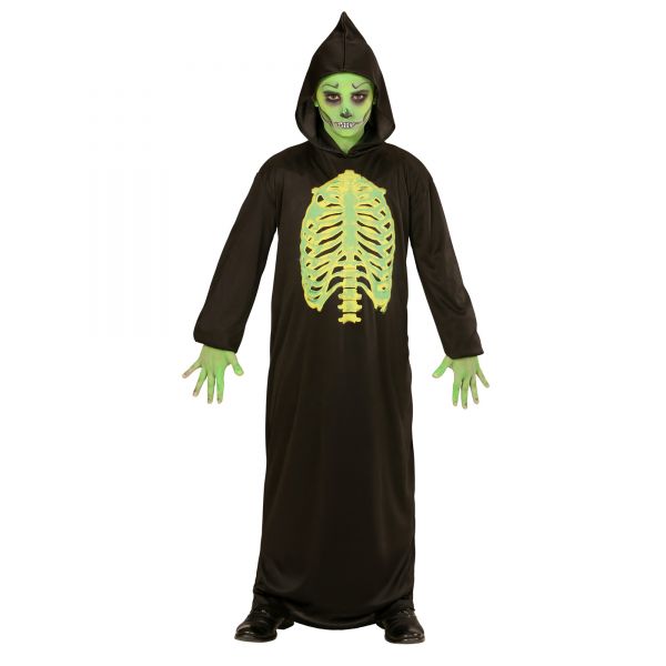 Toxic Reaper (Robe mit Kapuze), 158 cm / 11-13 Jahre - Widmann