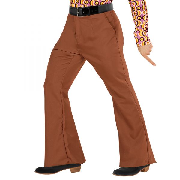 The 70s Groovy Style - Braun (Hose), S/M - Widmann