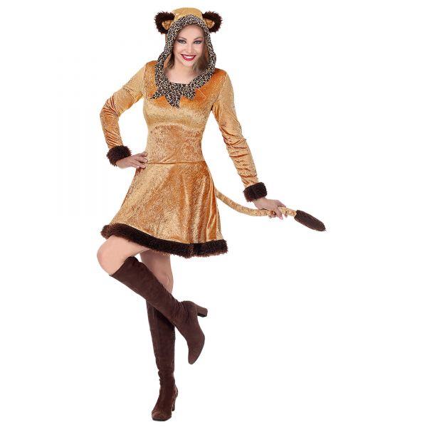 Leopardin (Kleid mit Kapuze), M - Widmann