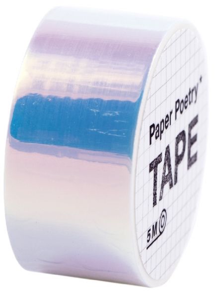 Mirror Rainbow Tape, Weiß - RICO-Design tap