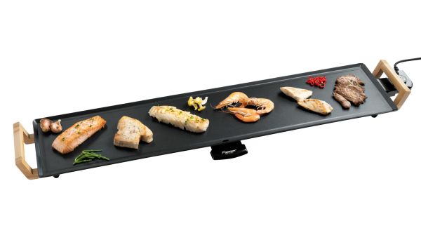 Bestron Teppanyaki Grillplatte XXXL mit Bambusgriffen - Bestron