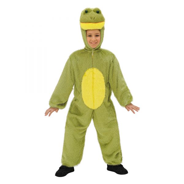 Frosch Funny (Overall mit Kapuze), 134 cm / 5-8 Jahre - Widmann