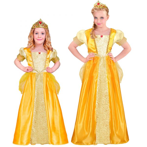 Prinzessin (Kleid, Tiara), 116 cm / 4-5 Jahre - Widmann