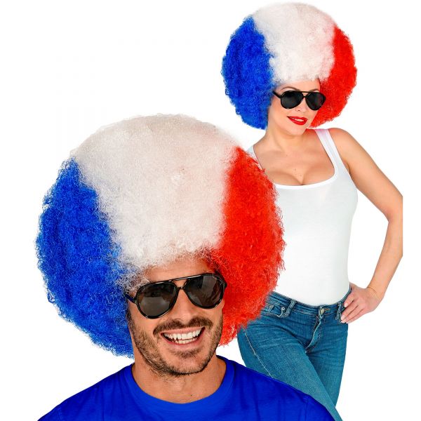 Lockenperücke Frankreich in Polybag, - Widmann