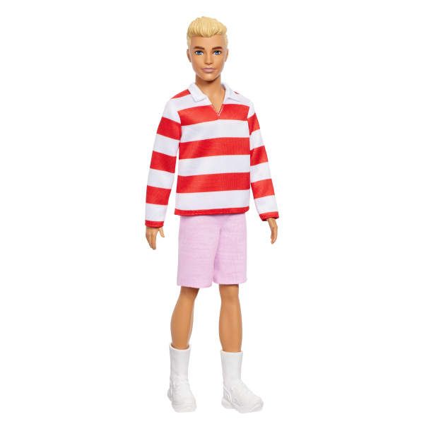 Barbie Fashionista Ken-Puppe - Red and White Strip - Barbie