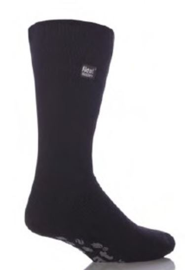 Heat Holders Herren ABS Socken schwarz/silber Gr. 39 bis 45 - Heat Holders