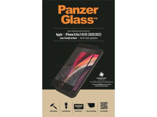 Panzerglass Displayschutz Case Friendly iPhone 6/6S/7/8/SE 2020/2022 - Panzerglass