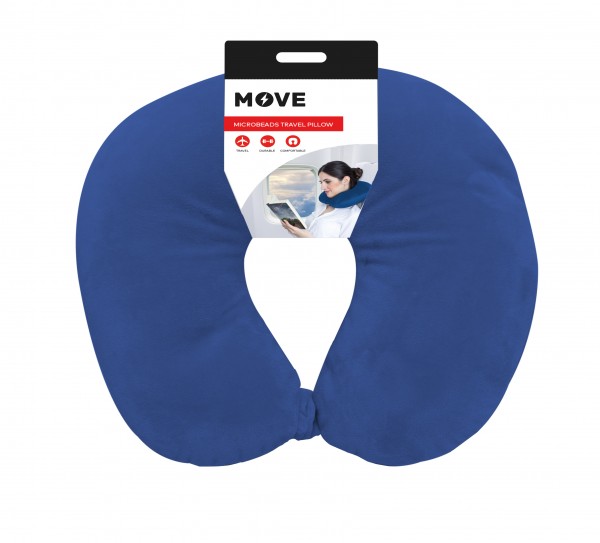 Move Micro Beats Travel Pillow Blue - Move