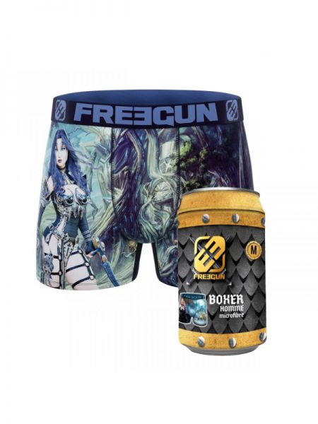 Freegun Herren Boxershort in Dose Motiv 5, Grösse L - Freegun