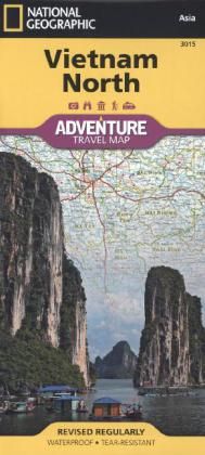 National Geographic Adventure Travel Map Vietnam North - National Geograph...