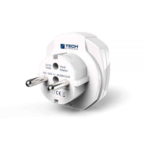 Travel Blue Wall USB Charger - Shucko - Travel Blue