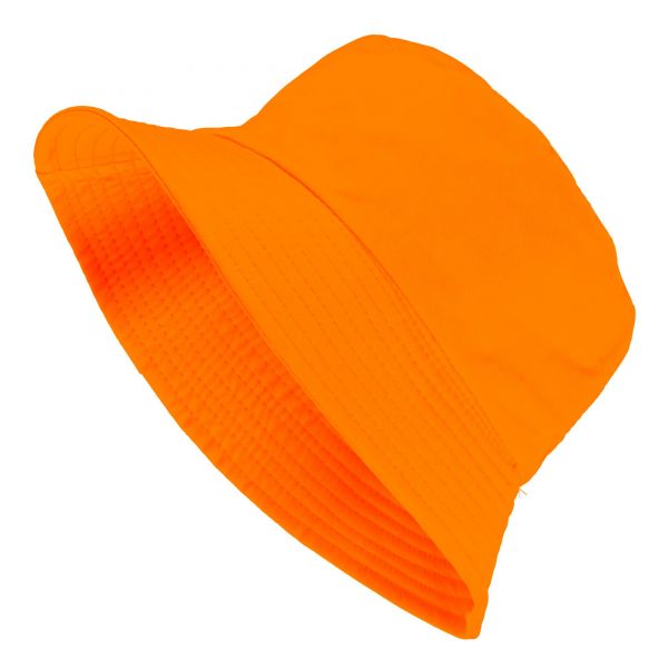 Neon Orangener Anglerhut - Widmann