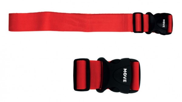 Move Luggage Strap 190x5cm, Red - Move