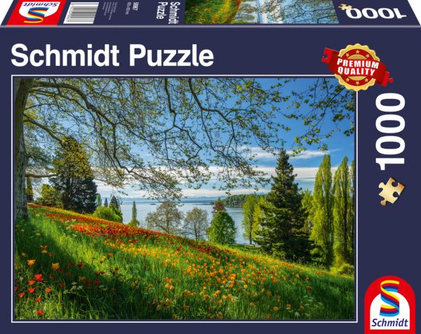 Frühlingsallee zur Tulpenblüte, Insel Mainau (Puzzle) - Schmidt Spiele