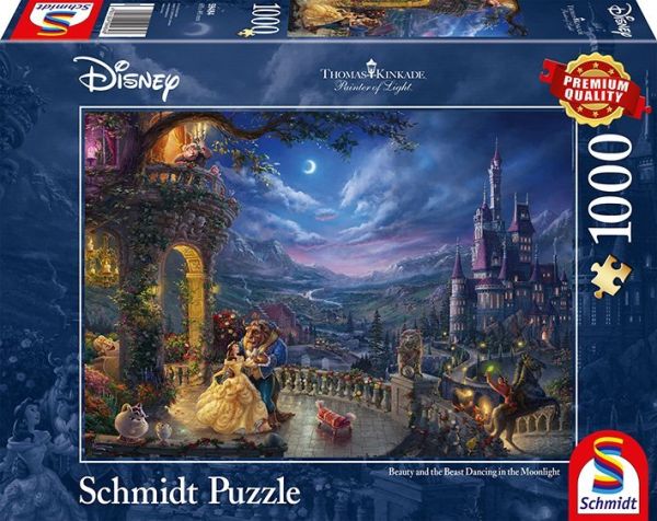 Disney, Die Schöne und das Biest, Tanz im Mondlicht (Puzzle) - Schmidt Spiele