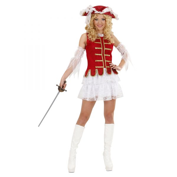 Musketeer Girl (Kleid, Ärmel, Hut), M - Widmann