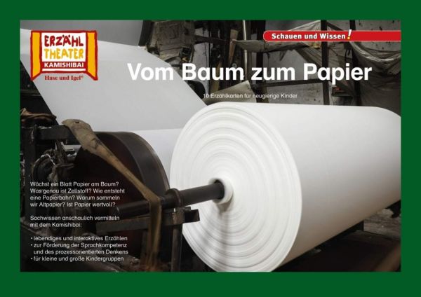 Kamishibai: Vom Baum zum Papier: 10 Fotobildkarten für das Erzähltheater - Hase und Igel