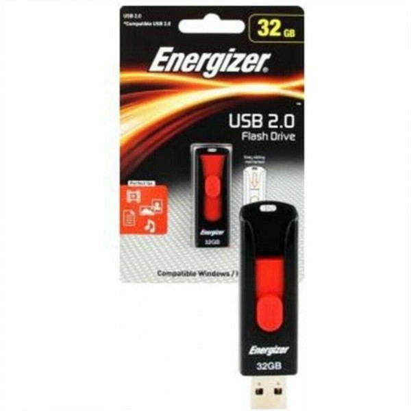 Energizer Classic Slider USB Flash Drive 32GB USB 2.0 - Energizer