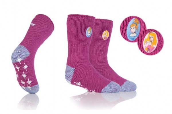 Heat Holders Mädchensocken - Disney Prinzessinen, Rosa - Heat Holders