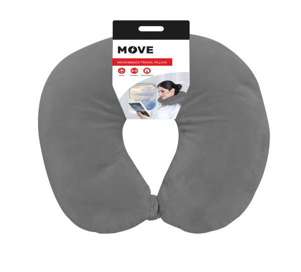 Move Micro Beats Travel Pillow Grey - Move