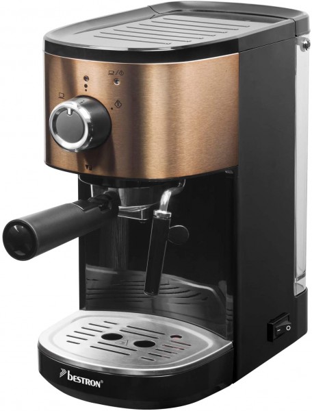 Bestron AES1000CO Espresso Siebträger, kupfer - Bestron