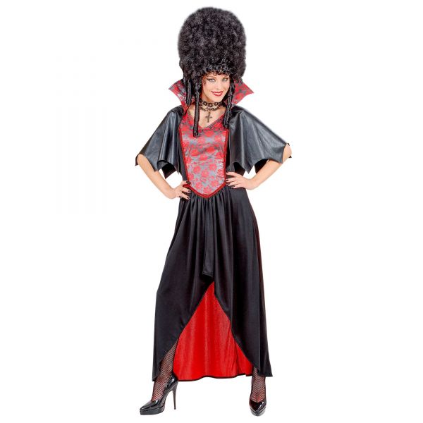 Barocke Vampirdame (Kleid, Mäntelchen mit Kragen), M - Widmann