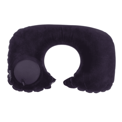 Aufblasbares Nackenkissen mit Pumpe, blau - Out og the Blue