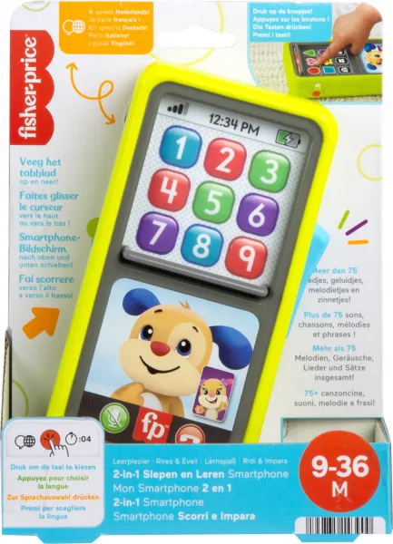 Fisher-Price Lernspaß 2-in-1 Smartphone (DU, F, D, I, QE) - Fisher-Price