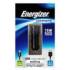 Energizer Ultimate MicroUSB car charger 2 USB 3 ampera - Energizer