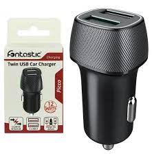Fontastic Car Charger DUAL USB 2.4 A schwarz - Fontastic