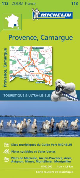 Michelin Karte Provence - Camargue: Straßen- und Tourismuskarte 1:1.160.000 - Travel House Media